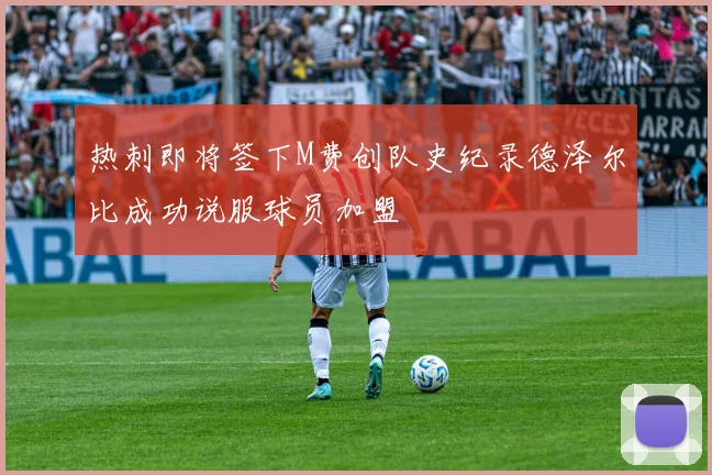 热刺即将签下M费创队史纪录德泽尔比成功说服球员加盟